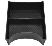 Bandeja organizadora de la consola central para Ioniq 5 2022-2024 Accesorios de la caja de almacenamiento de la consola central inferior Negro