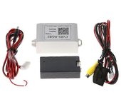 Cámara de respaldo del coche Retrovisor CVBS a RGBS Convertidor Decodificador Adaptador para RNS315 Auto Tools Negro