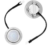2 bombillas de luz de campana extractora, repuesto de luz LED de campana extractora de acero inoxidable luz de campana extractora de cocina empotra...