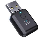 Transmisor FM Coche Inalámbrico Bluetooth 5.0 Radio Modulador Kit Coche Adaptador de audio manos libres Sin demora negro