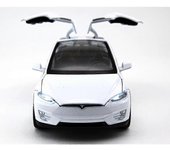 Modelo de coche Tesla Model X Suv Aleación de simulación juguete, niños regalo