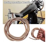 2pcs 175cm Home Pedal Sewing Machine Leather Belt Antique Treadle Parts + Gancho para Singer Sewing Machine