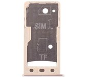Bandeja de tarjeta SIM / Bandeja de tarjeta Micro SD para Xiaomi Redmi 5A Oro
