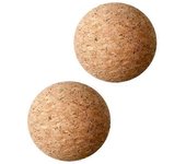 Tapón de vino de bola de corcho de madera de 2 piezas, tapón de bola de corcho para repuesto de botella de jarra decantadora de vino 2,4 pulgadas /...