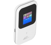Router de punto de acceso móvil 4G LTE, mini router de viaje inalámbrico de 150 Mbps 2,4 GHz 10 GHz WiFi de 5 GHz con pantalla LCD WiFi