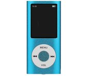 Reproductor de música MP3 con tarjeta de memoria de 32 GB Pantalla LCD digital clásica de 1,8 ' Azul