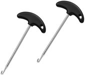 2 piezas de acero inoxidable patín de hockey tightener patín patín herramienta clave zapato tirador de cordones patines de hielo herramienta para p...