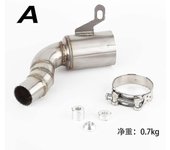 Para Ktm 390 Adventure 2020-2022 250 Adventure Rc125 Rc200 250 Duke 390 Duke Decat Pipe Motocicleta Escape Catalyst Delete Pipe