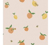 Holden Decor Tutti Fruity Wallpaper Holden Coral Blando/Naranja
