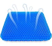 Cojín de asiento de gel Cojín de asiento de decúbito ortopédico Cojín de asiento de cojín de gel Cojín de silla con antideslizante