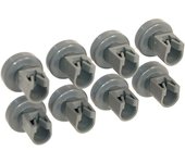Ruedas de lavavajillas para la cesta superior - Compatible con Privileg, Faure, AEG, Electrolux, Zanussi, Ikea... Juego completo de 8 ruedas25mm
