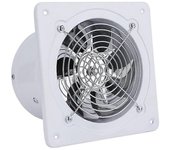 Ventilador soplador de utilidad de 4 pulgadas, 220 V, extractor de ventilador de bajo ruido ventilador de pared ventilador de conducto blanco
