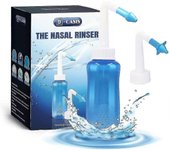Neti Pot Sinus Rinse Kit Solución salina Enjuague nasal Botella Irrigación Limpiador de nariz