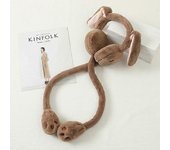 JWL-Orejeras cálidas Orejeras móviles Orejas de pato de conejo Lindas orejeras Bolsa de anticongelante para clima invernal femenino Niños' s Tapa d...