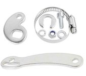 Accesorio de brazo de torsión de bicicleta eléctrica M16 para bicicleta eléctrica delantera trasera 3000W 5000W 8000W Motor Ebike Torque W plata