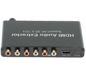 4k 3d 5.1ch Hdmi A Hdmi 3.5mm Decodificador coaxial Extractor de audio Adaptador-hy