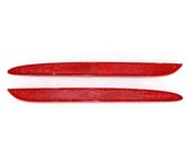 unbrand Embellecedor de luz reflector de parachoques trasero 2178200174 2178200274 para Mercedes-Benz W213 E-CLASS E200 E250 E300 E350 E400 E450 Rojo