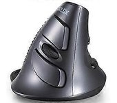 Delux M618 Ratón inalámbrico vertical ergonómico 6 botones 600/1000/1600 DPI USB Ratón óptico Ratón de oficina Ratón de oficina Gamer para PC portá...