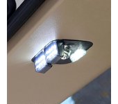 Luz de la escotilla trasera Luz del maletero Luz Camping Lámpara para Toyota Land Cruiser 200 LC200 FJ200 2008-2020 Accesorios Estilo del coche WHITE