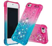 Estuche de TPU Gradient Glitter Powder Quicksand para iPod Touch (2019)/Touch 6/Touch 5 Multicolor Style B iPod Touch (2019)