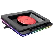 Soporte de enfriamiento para computadora portátil para juegos IETS Almohadilla de soporte de base a prueba de polvo con ventilador grande de 14 cm ...