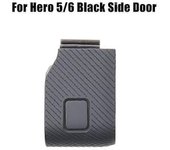 Cubierta de la puerta de la tapa de la batería puede para Gopro Hero5 / 6 / 7 Negro Accesorios de la cámara deportiva 56Black side cover