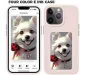 INKZONE - Funda de tinta electrónica para iPhone 11 Pro Max (PC+TPU, bricolaje), color gris Rosa
