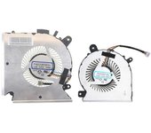 Ventilador de enfriamiento de GPU de CPU para computadora portátil MSI Katana GF66 Pulse GL66 CPU and GPU fans
