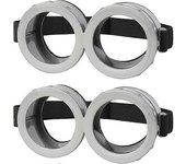 2 piezas de gafas de Halloween Adulto Niños Gafas 3D Accesorios de disfraces Minion Cosplay Set de fiesta de cumpleaños