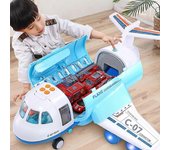Juguete grande del avión de la inercia del aerosol para el modelo de vehículo de aleación del almacenamiento del avión de transporte de los niños d...
