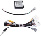 unbrand Adaptador de cable de radio para automóvil Arnés de cableado Android Conector de enchufe de alimentación con decodificador de bus CAN para ...