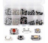 Unbrand 50 piezas Micro Botón 10 Tipo Llave de control remoto SMD Botón SMT Micro Interruptor FK
