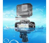 Luz de estudio IPX8 resistente al agua de 20 LED de 40 m para GoPro Negro