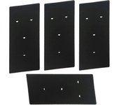 4 filtros para secadora con bomba de calor: filtros de repuesto para modelos Bauknecht, Privileg y Whirlpool