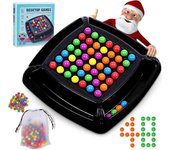 48-241Pcs Cuentas Tablero de Ajedrez Intelectual Juego de Mesa de Estrategia Tablero de Ajedrez para Niños Adultos 48 Beads