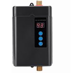 Calentador de agua eléctrico del Reino Unido enchufe 3000W Negro
