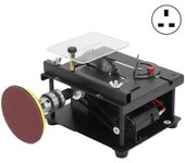 Sierra de mesa Portátil eléctrica de sobremesa Sierra circular Herramientas de corte de bricolaje para el hogar 100W 100240VUK Enchufe