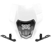 Para KTM EXC Placa de faro Motocicleta Faros LED Supermoto Enduro Universal 2007 2020 XC SX MX Dirt Bike Motocross Headlamp Vehículo de motor y HL1...