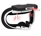 Interfaz VR con circulación de aire para Quest Quest 2 Lens Fogging, cubierta facial de ventilador de enfriamiento silencioso para Q Blackwhite