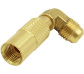 Adaptador de codo de propano, accesorio de conversión de codo abocinado macho de 3/8" para parrilla de mesa Blackstone -plancha de gas portátil de ...