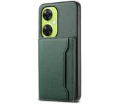 Para OnePlus Nord CE 3 Lite 5G / Nord N30 5G Funda PU Cuero + PC + TPU Tarjetero Funda para teléfono Verde