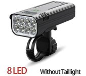 30000 lúmenes luz de bicicleta 10000mah Usb batería recargable Led luz de bicicleta Faro Mtb Linterna impermeable Lámpara frontal