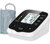 Ersam Monitor de presión arterial para uso doméstico, máquina de presión arterial para la parte superior del brazo, monitor de presión arterial com...