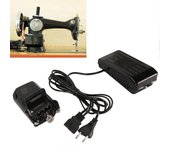 Kit de motor de máquina de coser Motor de máquina de coser de reemplazo eficiente profesional con pedal para uso doméstico Enchufe de la UE 220V