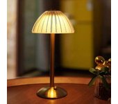Lámpara de mesa inalámbrica recargable, lámpara de escritorio LED regulable para sala de estar