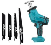 Sierra recíproca eléctrica inalámbrica para batería de 18V Makita Sierras eléctricas portátiles multifuncionales Sierra de sable de corte de madera...