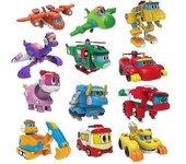 Nuevos Abs Min Deformación Gogo Dino Figuras de acción Rex Transformación Coche Avión Lancha Motora Grúa Dinosaurio Juguetes para niños Sin torment...