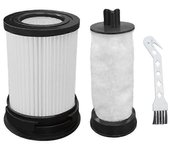 Filtro lavable de 2 piezas para el juego de filtros de piezas de repuesto de la aspiradora Miele Triflex HX1 con cepillo