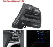 Para Hyundai Accent 16L 2019 2020 2022 2022 Botones de control de crucero Control remoto Interruptor de botón del volante Accesorios del coche