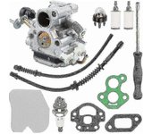 Kit de carburador 2024 para Husqvarna 435 435e 440 440e Motosierra Jonsared Cs410 Cs2240 Cs2240s Reemplaza C1t-el41 C1t-el41a 506450501 con filtro ...